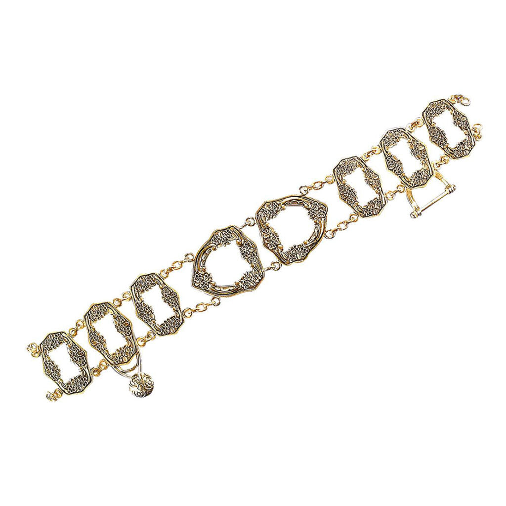 Løken sølvbelte i standard lengde 73 cm komplett - Produserer etter order