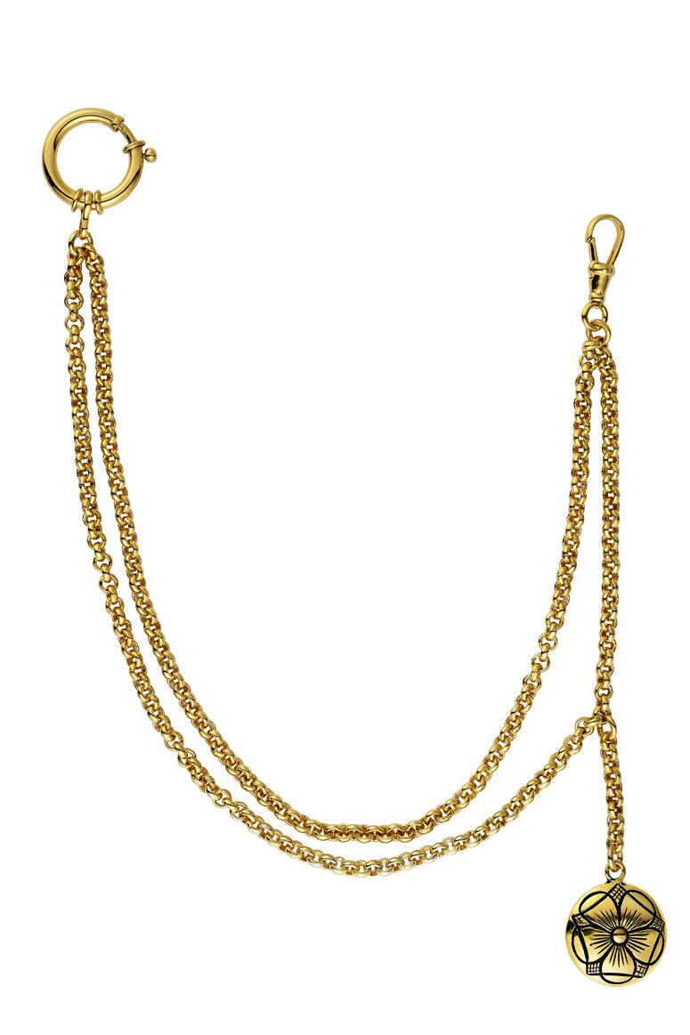 Løken klokkelenke med medaljong