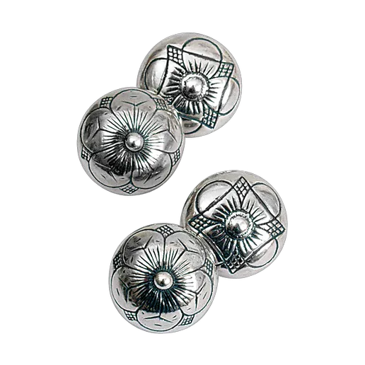 Mansjettknappar Østfold, oksidert