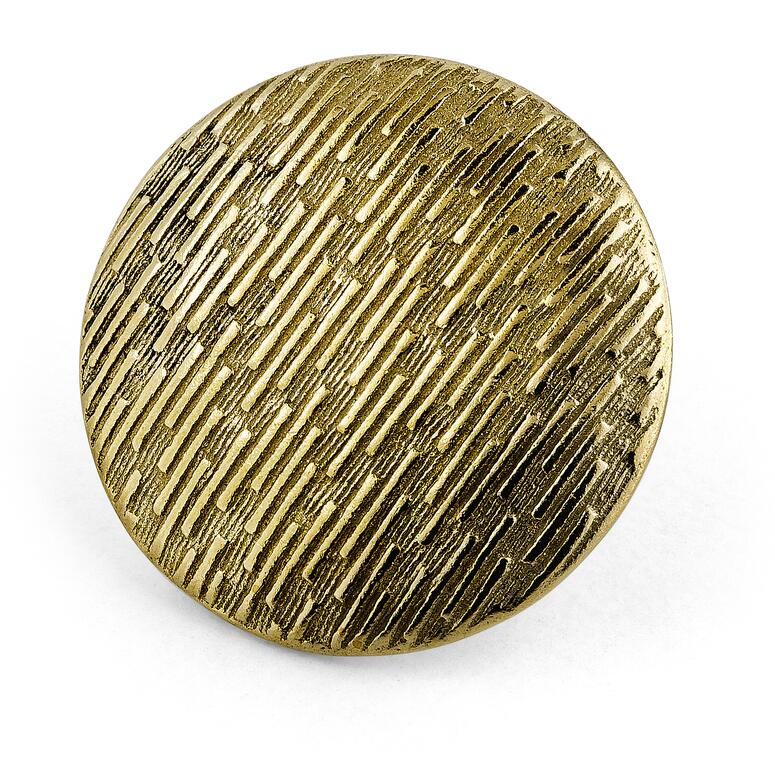 Smaalenene stor messing knapp