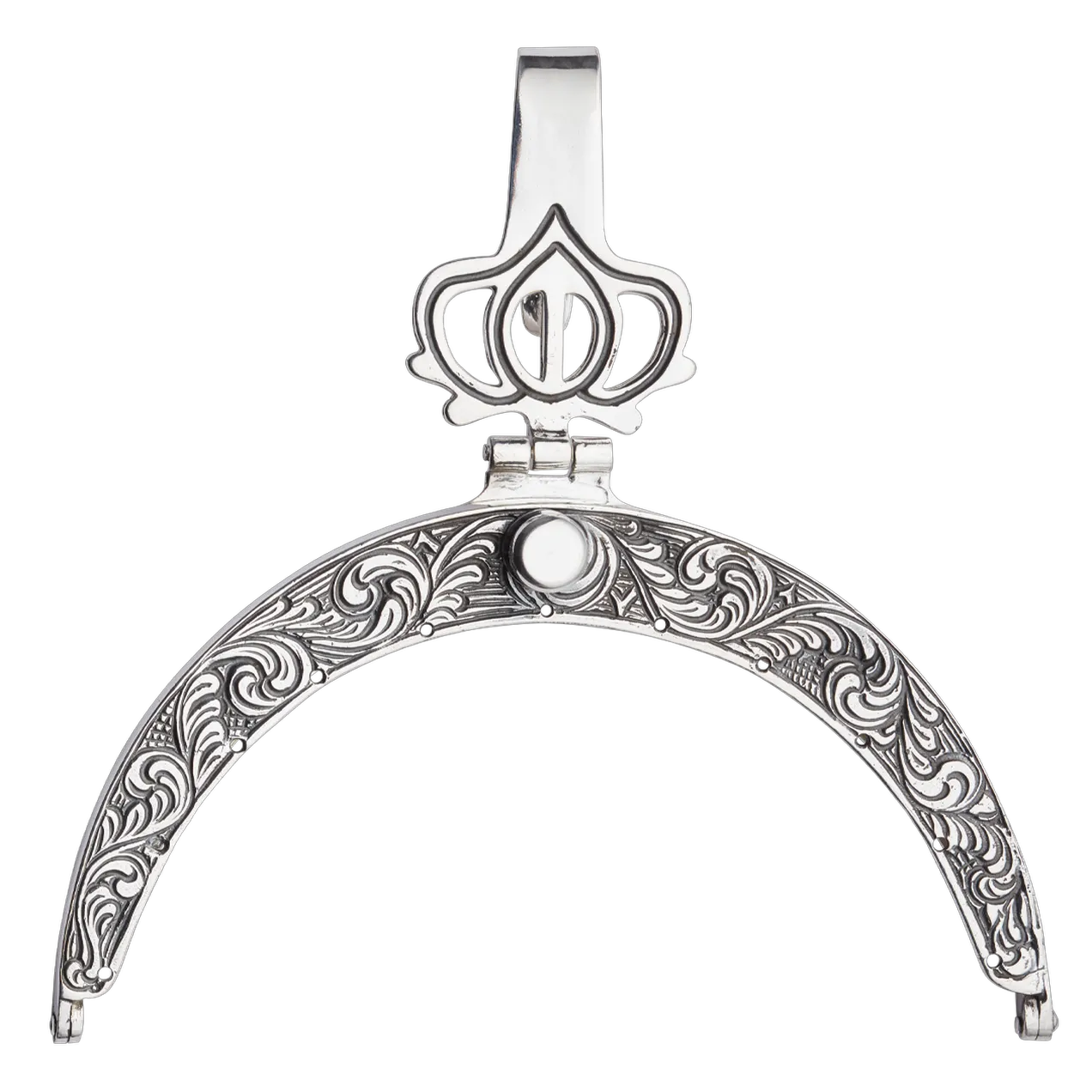 Veskelås Østfold forsølva, oksidert